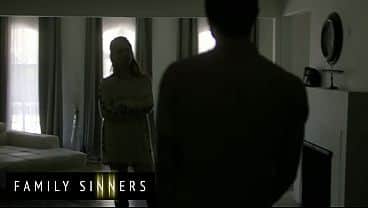 FAMILY SINNERS - Alluring Stepsister Can’t Resist Her Stepbrother’s Touch After Their Wild Hookup At The Wedding