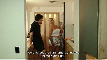 The stepmother fucks with her stepson whenever they're home alone