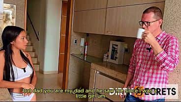 MY STEPBROTHER TAKES MY MILK FROM BREAKFAST, AND I FUCK SO HE'LL PUT HIS ON ME.
