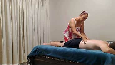 Very HAPPY ENDING massage for client.