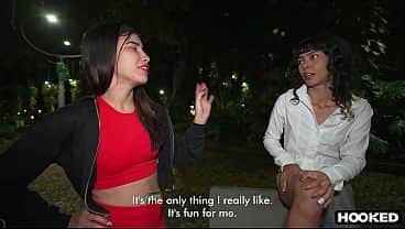 We Met Her In A Park And Made Her Join A Threesome