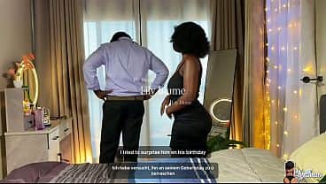 Big ass ebony fucks her neighbor's husband