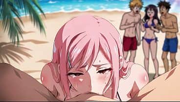 Anal Fuck on public beach at Island of Pleasures - AI Interactive Video
