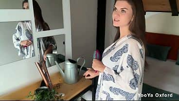 Taboo Stepmommy Pleasuring her Huge Cock Until Her Stepson Caught Her